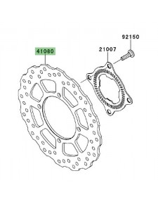 Disque de frein arrière Kawasaki GTR 1400 (2008-2016) | Réf. 410800106