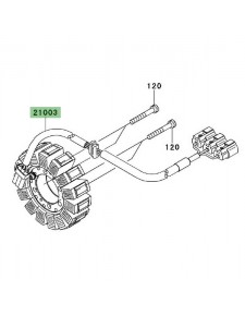 Alternateur Kawasaki GTR 1400 (2008-2016) | Réf. 210030149