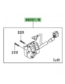 Commodo gauche Kawasaki GTR 1400 (2008-2009) | Réf. 460910143