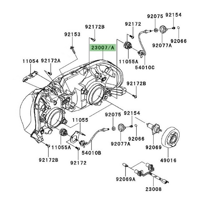 Ampoule H4 à Leds + Ballast (16W - 2200 Lumens) | Moto Shop 35