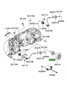 Ampoule H4 optique avant Kawasaki GTR 1400 (2008-2016)