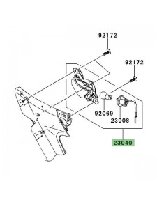 Clignotant avant gauche Kawasaki GTR 1400 (2008-2016) | Réf. 230400119