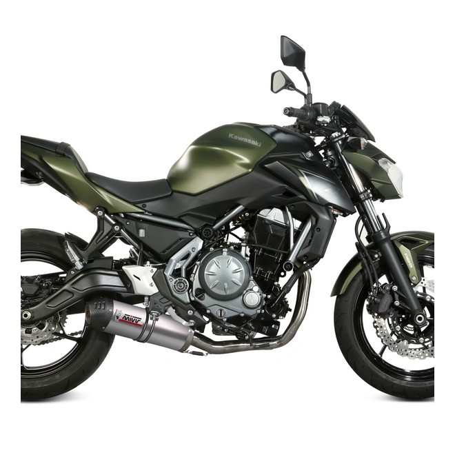 Ligne complète MIVV Oval Titane Kawasaki Z650 (2017-2023) | Réf. K.044.L4C