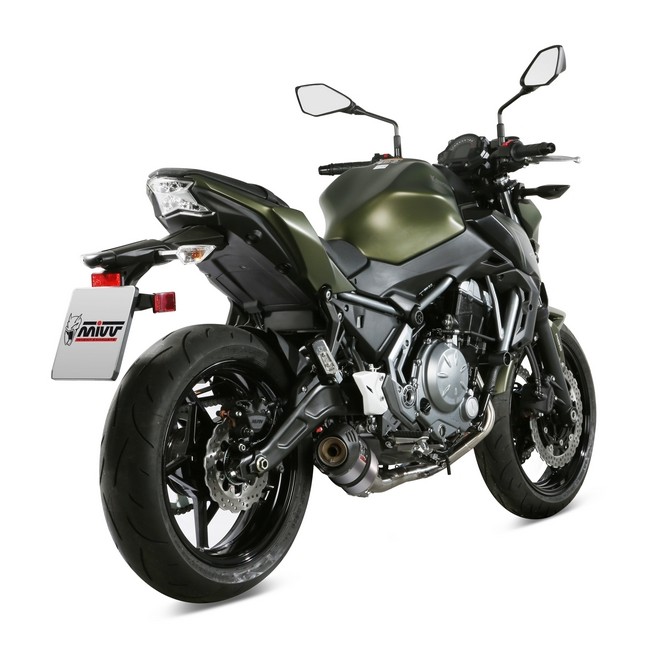 Ligne complète MIVV Oval Titane Kawasaki Z650 (2017-2023) | Réf. K.044.L4C