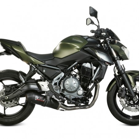 Ligne complète MIVV Oval Carbone Kawasaki Z650 (2017-2023) | Réf. K.044.L3C