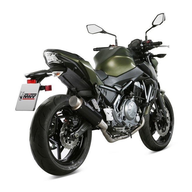 Ligne complète MIVV GP Pro Carbone Kawasaki Z650 (2017-2023) | Réf. K.044.L2P