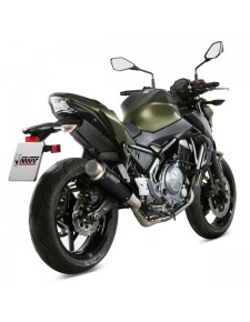 Ligne complète MIVV GP Pro Inox noir Kawasaki Z650 (2017-2022) | Réf. K.044.LXBP