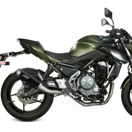 Ligne complète MIVV GP Pro Inox noir Kawasaki Z650 (2017-2023) | Réf. K.044.LXBP