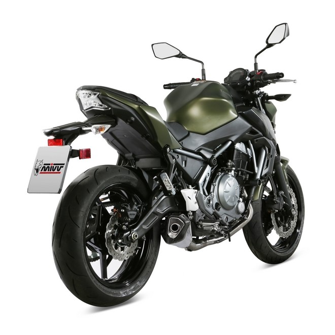 Ligne complète MIVV Delta Race Inox Kawasaki Z650 (2017-2023) | Réf. K.044.LDRX