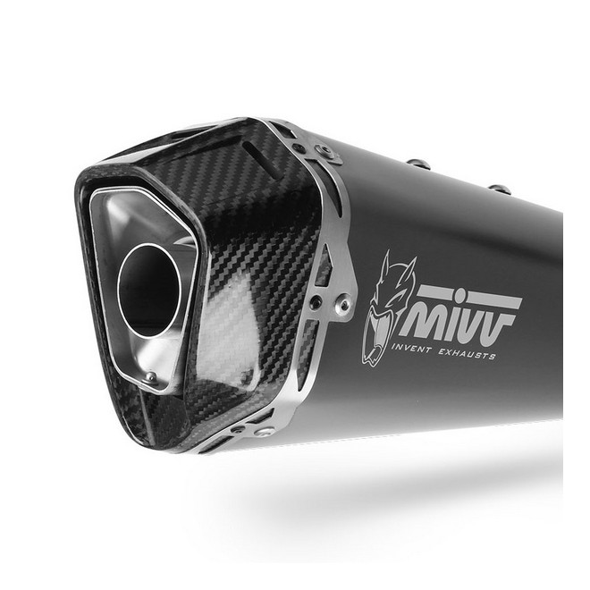 Ligne complète MIVV Delta Race Inox noir Kawasaki Z650 (2017-2023) | Réf. K.044.LDRB