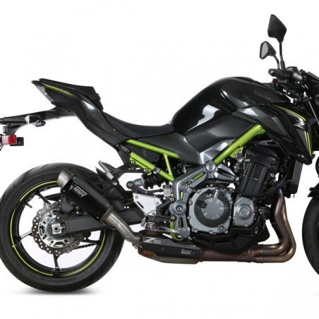 Silencieux MIVV GP Pro Inox Noir Kawasaki Z900 (2017-2019) et Z900 A2 (2018-2024) | Réf. K.045.LXBP