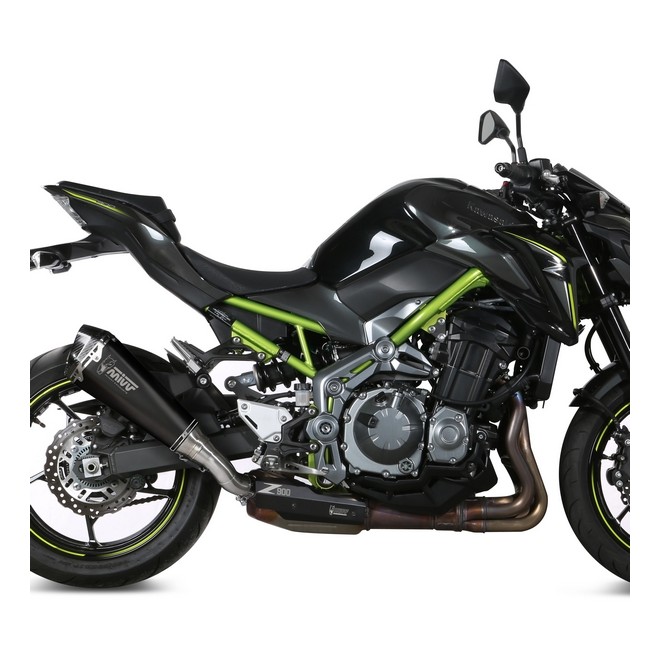 Silencieux MIVV Delta Race Inox Noir Kawasaki Z900 (2017-2019) et Z900 A2 (2017-2024) | Réf. K.045.LDRB