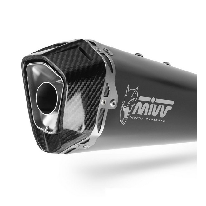 Silencieux MIVV Delta Race Inox Noir Kawasaki Z900 (2017-2019) et Z900 A2 (2017-2024) | Réf. K.045.LDRB