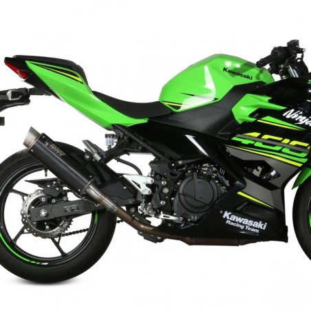 Silencieux MIVV GP Pro Inox noir Kawasaki Ninja 400 (2018-2020) | Réf. K.047.LXBP