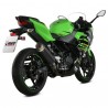 Silencieux MIVV GP Pro Inox noir Kawasaki Ninja 400 (2018-2020) | Réf. K.047.LXBP