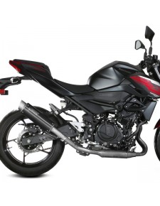 Silencieux MIVV GP Pro Inox Noir Kawasaki Z400 (2019-2023) | Réf. K.047.LXBP