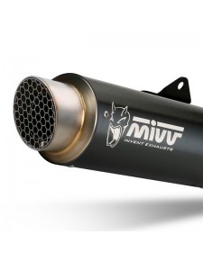 Silencieux MIVV GP Pro Inox Noir Kawasaki Z400 (2019-2023) | Réf. K.047.LXBP