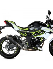 Silencieux MIVV GP Pro Inox Noir Kawasaki Z125 (2019-2024) | Réf. K.048.LXBP