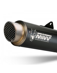 Silencieux MIVV GP Pro Inox Noir Kawasaki Ninja 125 (2019-2024) | Réf. K.048.LXBP