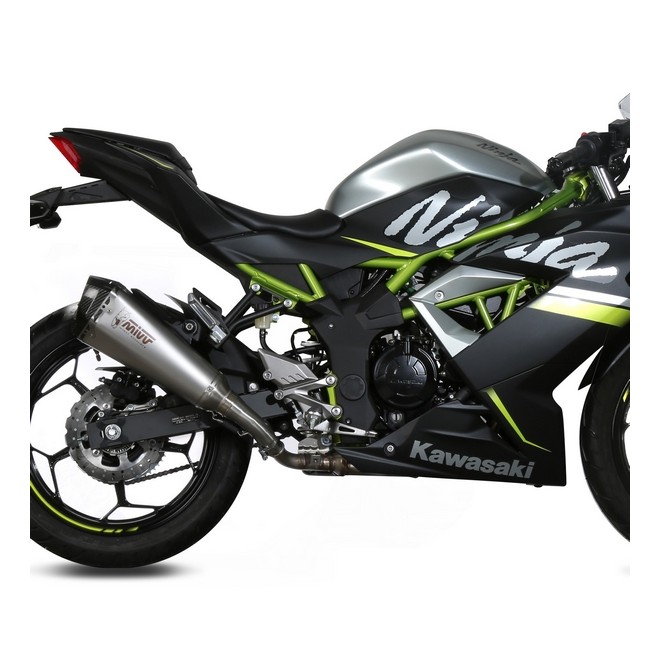 Silencieux MIVV Delta Race Inox Kawasaki Ninja 125 (2019-2023) | Réf. K.048.LDRX