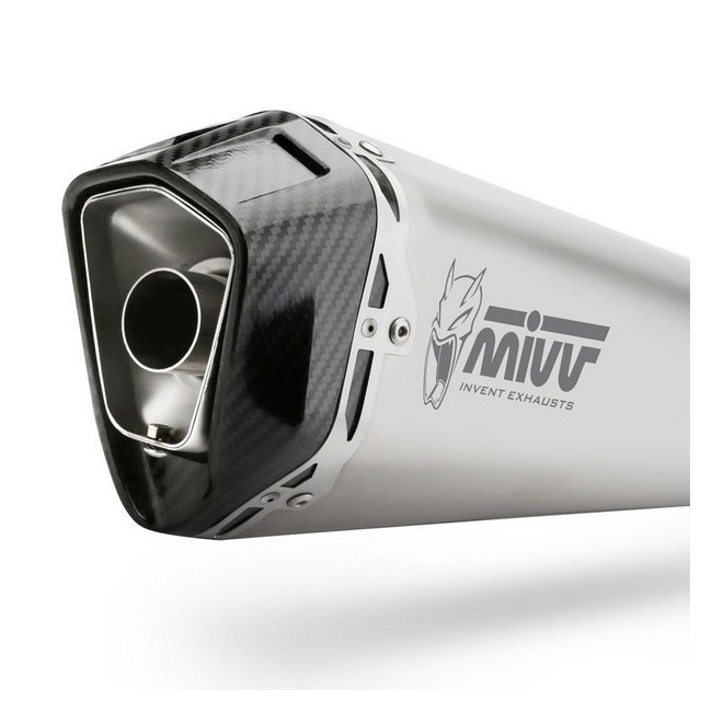 Silencieux MIVV Delta Race Inox Kawasaki Ninja 125 (2019-2024) | Réf. K.048.LDRX