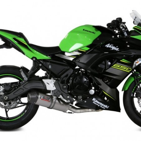 Ligne complète MIVV Oval Titane Kawasaki Ninja 650 (2017-2023) | Réf. K.044.L4C