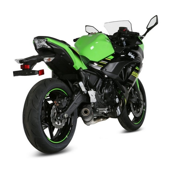 Ligne complète MIVV Oval Titane Kawasaki Ninja 650 (2017-2023) | Réf. K.044.L4C