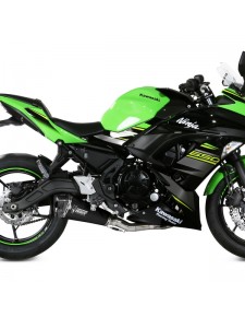 Ligne complète MIVV Delta Race Inox noir Kawasaki Ninja 650 (2017-2023) | Réf. K.044.LDRB