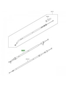 Câble d'ouverture des gaz Kawasaki Ninja 400 (2018-2020)