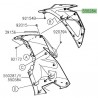 Entourage clignotants droit Kawasaki Ninja 400 (2018-2024) | Réf. 550280638