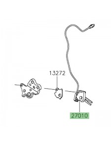 Contacteur de béquille latérale Kawasaki 270100845 | Moto Shop 35