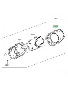 Dessus de compteur Kawasaki Ninja 400 (2018-2020)