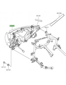 Optique avant à Leds Kawasaki Ninja 400 (2018-2020)