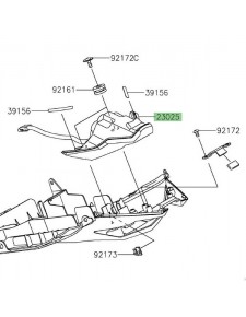 Feu arrière à Leds Kawasaki Ninja 400 (2018-2020)