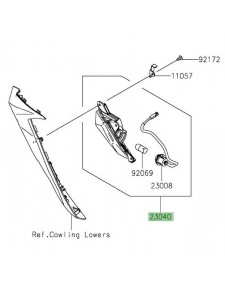 Clignotant avant Kawasaki Ninja 400 (2018-2020)