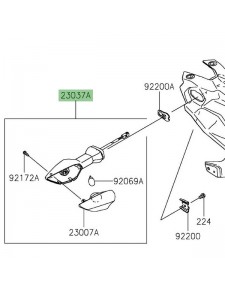 Clignotant arrière Kawasaki Ninja 400 (2018-2020)