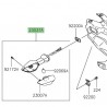 Clignotant arrière Kawasaki Ninja 400 (2018-2020)