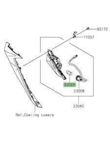 Ampoule clignotant avant Kawasaki Ninja 400 (2018-2020)