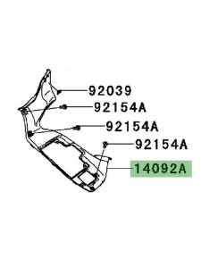 Intérieur tête de fourche Kawasaki GTR 1400 (2010-2016)