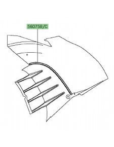 Liseré flanc de réservoir Kawasaki GTR 1400 (2015-2016) | Moto Shop 35