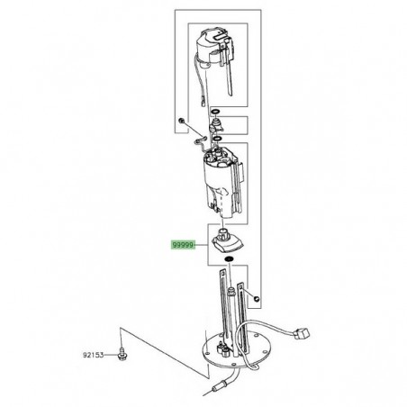 Filtre à essence Kawasaki GTR 1400 (2008-2016) | Réf. 999990521