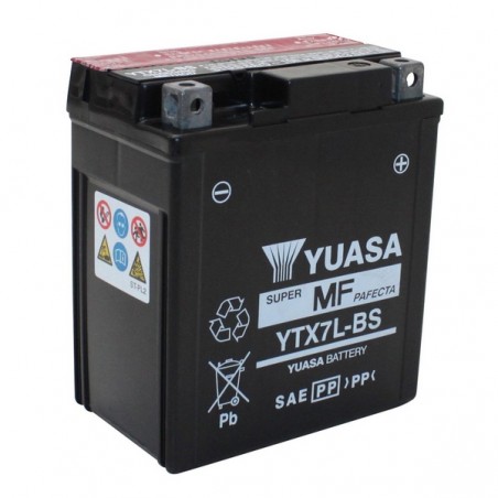 Batterie Yuasa YTX7L-BS moto Kawasaki