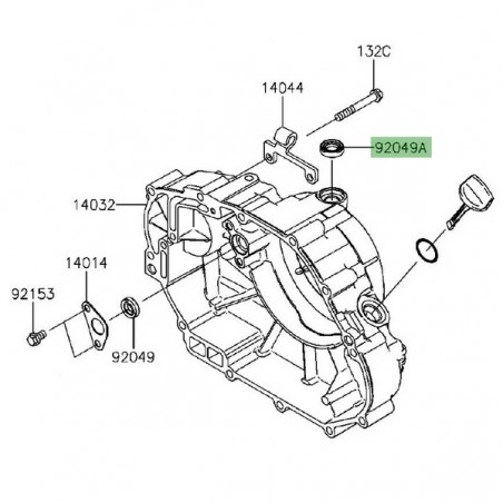 Joint spi carter d'embrayage Kawasaki KLX 125 (2010-2016) | Réf. 920490142