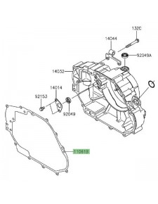 Joint d'étanchéité carter d'embrayage Kawasaki KLX 125 (2010-2016) | Réf. 110610214 - 110610821