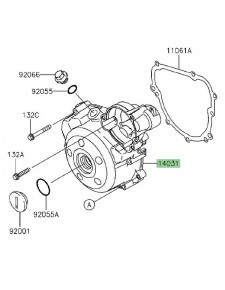 Carter d'alternateur Kawasaki KLX 125 (2010-2016) | Réf. 140310109 - 140310559