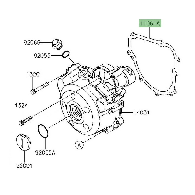 Joint carter d'alternateur Kawasaki KLX 125 (2010-2016) | Réf. 110610213 - 110610820