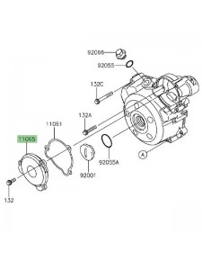 Couvercle carter d'alternateur Kawasaki KLX 125 (2010-2016) | Réf. 110650209