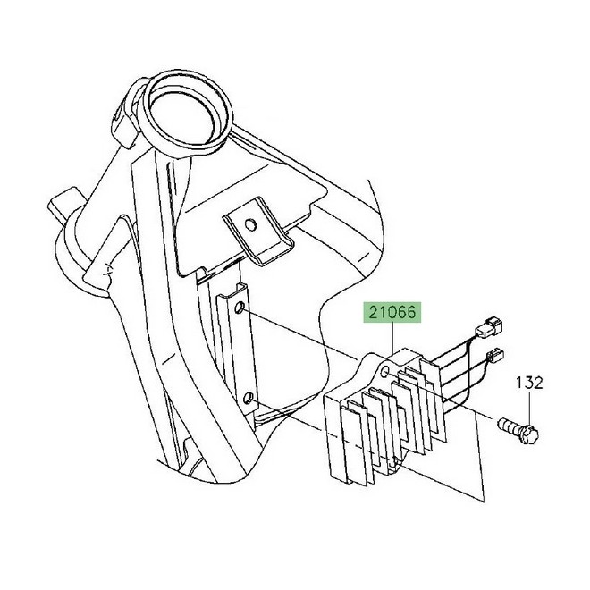 Régulateur d'origine Kawasaki KLX 125 (2010-2016) | Réf. 210660042 - 210660764