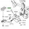 Caoutchouc repose-pieds avant Kawasaki KLX 125 (2010-2016)