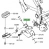 Platine repose-pieds avant Kawasaki KLX 125 (2010-2016)